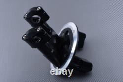 Handlebar riser clamps with aluminum handlebars for YAMAHA TMAX 560 / TECH MAX SJ18 2020-2021