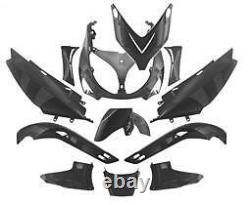 Kit Caressing Body Fairing 12 Pcs 500 T-max Tmax Black Hull To Paint