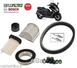 Kit Revision For Yamaha 500 T-max 01/07 Air Filter Oil Candle Belt Pebbles