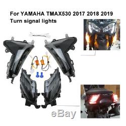 Led Flashing Lights Front And Rear For Yamaha Tmax 530 T Max 2017 