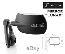 Lunar Mirror Rizoma Black Matte Oven Yamaha T-max 530 Abs 2011 2014