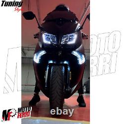 MF7255 LED Turn Signal + Brake Light Set Front Rear Smoke YAMAHA Tmax 530 2012/2016