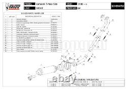 MIVV Line Complete Hom Gp Black Yamaha T-max Tmax 500 2011 11