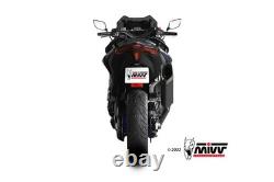 MIVV SR1 Full Exhaust Total Black for Yamaha T-MAX TMAX 560 2022–2024