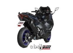 MIVV SR1 Full Exhaust Total Black for Yamaha T-MAX TMAX 560 2022–2024