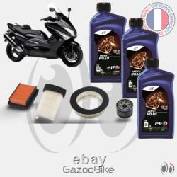 Maintenance kit, oil change, 1 air filter/oil filter/spark plug + 3L of oil for Tmax 500 2008-2011