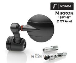 Mirror Spy-r 57mm Black Rizoma For Yamaha T-max 530 2011 2014