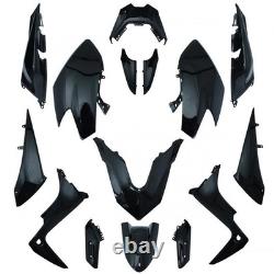P2R fairing kit for Yamaha 530 T-Max scooter 2017 to 2019, 15-piece black