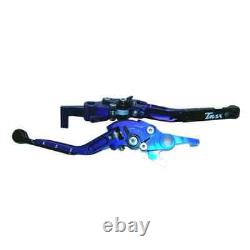 Pair Adjustable Brake Levers Yamaha Tmax T-max 500 20012007 Blue Anod