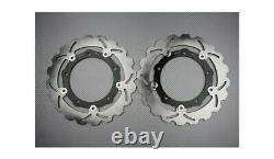 Pair Brake Discs Front 267mm Yamaha Tmax Tmax Iron Max 530 Abs From 2015 To 2016