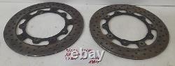 Pair Front Brake Discs Yamaha Tmax 530 2015 2016 See Photo Scratches