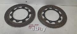 Pair Front Brake Discs Yamaha Tmax 530 2015 2016 See Photo Scratches