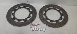 Pair Front Brake Discs Yamaha Tmax 530 2015 2016 See Photo Scratches