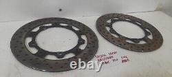 Pair Front Brake Discs Yamaha Tmax 530 2015 2016 See Photo Scratches