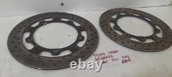 Pair Front Brake Discs Yamaha Tmax 530 2015 2016 See Photo Scratches