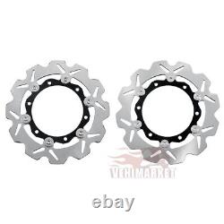 Pair Of Front Brake Rotors For Yamaha T-max 500 Xp500 Tmax 2008-20011 09 10