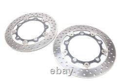 Pair of Front Brake Discs Yamaha Xp T-max Tmax Abs 530 (2012 2015)