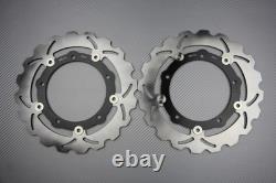 Pair of Front Floating Wave Brake Discs 267mm for YAMAHA TMAX 560 TECH MAX 2025-26