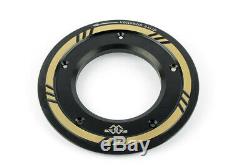 Pulley Cover Yamaha Black / Gold Yamaha T-max Xp Gilles Tooling