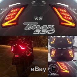 Rear Led Lights Rbmax 2 Xp Approved Smoke T-max Left Abs (sj142) 2017-2018