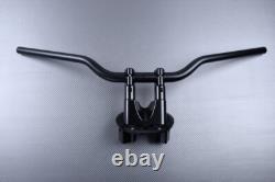 Riser Bars with Black-Black Handlebar YAMAHA TMAX 500 T-MAX SJ06 2008-2011