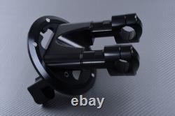 Riser Bars with Black-Black Handlebar YAMAHA TMAX 500 T-MAX SJ06 2008-2011