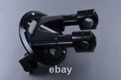 Riser Clips with Black Handlebar Black-Black YAMAHA TMAX 530 T-MAX SJ09 2015-2016