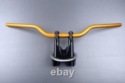 Riser Handlebar Clamps with Gold Aluminum Handlebar for YAMAHA TMAX 530 T-MAX SJ09 2015-2016
