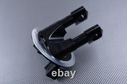 Riser Handlebar Clamps with Gold Aluminum Handlebar for YAMAHA TMAX 530 T-MAX SJ09 2015-2016
