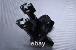 Riser Handlebars with Black Aluminum Mounts YAMAHA TMAX 530 T-MAX SJ09 2015-2016