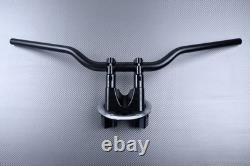 Risers with Black Aluminum Handlebar for YAMAHA TMAX 530 T-MAX SJ09 2015-2016