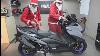 Santa Claus Unboxing The 2020 Yamaha Tmax 560cc Scooter What A Gift Thanks Santa