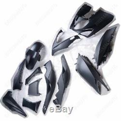 Set 12 Parts Fairing T Max 500 Tmax 2001/2007 Black Matte Satin Sport Fairing