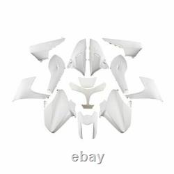 Set 13 Carenage Bodywork White Yamaha 500 Xp T-max (sj011) 2008-2011