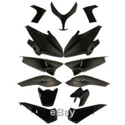 Set Carene Glossy Black Yamaha Xp 500 T-max (sj011) 2008-2011