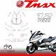 Set Fairing Full White Nacre 12 Parts Yamaha Tmax T Max 500 2001 2007