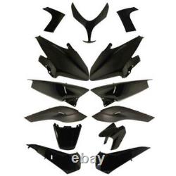 Set Fairing One Yamaha Tmax T Max 500 2008-2009-2010-2011 Painted Black Polished