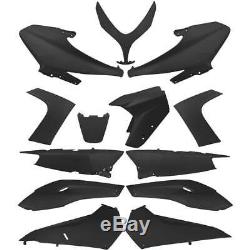 Set Fairing Plastic Matte Black Yamaha Tmax T-max 500 2008-2009-2010-201