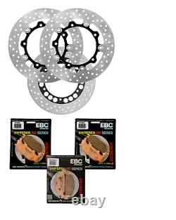 Set N3 Brake Discs N3 Pads for Yamaha T Max 500 Scooter from 2004 to 2007