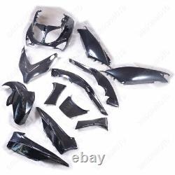 Set of 12 Bodywork Parts T Max Tmax 500 2001/2007 Black Neutral Sports Version