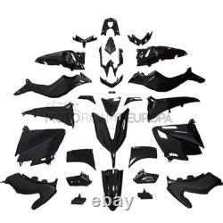 Set of Black Polished Plastic Fairings for Yamaha Tmax T-Max 530 2015 2016 29 Pcs