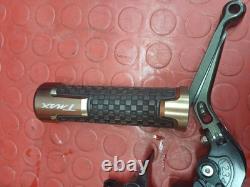 Set of lightweight racing handlebar grips for Yamaha T-Max TMAX 530 SX 2017–2019, see photos
