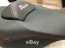 Shad Comfort Saddle For Scooter Yamaha T-max 530 Tmax 2008 To 2016 Black Red