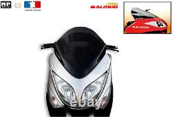 Sport Windshield Without Rearview Mirror MALOSSI YAMAHA T-MAX 500 2008/2011 Dark Black