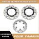 Tmax Xp500 Front And Rear Brake Discs For Yamaha Xp 500 T-max Abs 2008-2011
