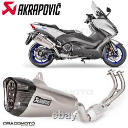 YAMAHA T-MAX 530 2017-2019 Full Exhaust System AKRAPOVIC S-Y5R3-HZEMT/1