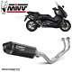 Yamaha T-max 530 2019 Full Speed Edge Mivv Black Exhaust System