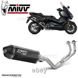 YAMAHA T-MAX 530 2019 Full Speed Edge MIVV Black Exhaust System