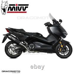 YAMAHA T-MAX 530 2019 Full Speed Edge MIVV Black Exhaust System