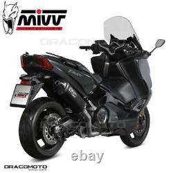 YAMAHA T-MAX 530 2019 Full Speed Edge MIVV Black Exhaust System